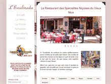 Tablet Screenshot of escalinada.fr